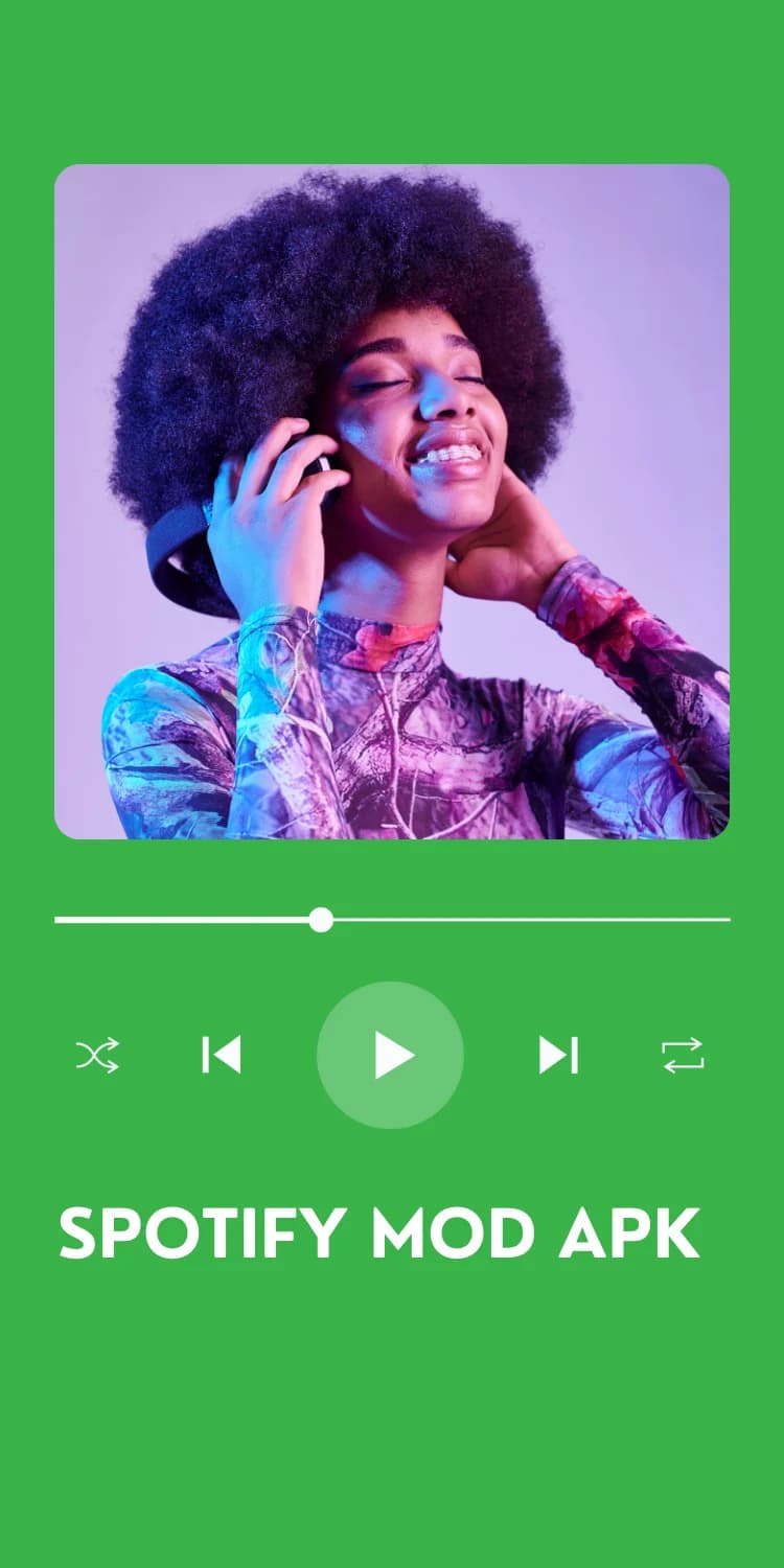 Spotify Premium app interface shown on an Android smartphone, displaying a playlist.